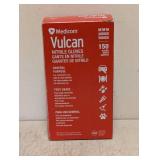 NEW MEDICOM VULCAN INDIGO GLOVES MEDIUM 150PK