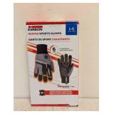 NEW KARBON LARGE HEATED SPORTS GLOVES WITH LEATHER PALM