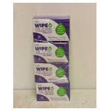 (4) NEW FLENTS WIPE N’ CLEAR LENS WIPES 75PK