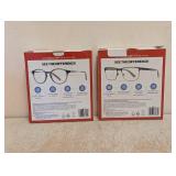 (2) NEW FOSTER GRANT +3.00 READING GLASSES 3PK