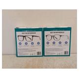 (2) NEW FOSTER GRANT +2.00 READING GLASSES 3PK