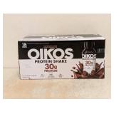 OIKOS PROTEIN SHAKE CHOCOLATE 30g PROTEIN 18 pk