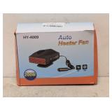 NEW AUTO HEATER 200W BLOWS HOT AND COLD