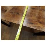 Wood Top Metal Table