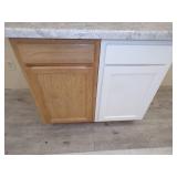 2 Base cabinet with Countertop and 2 Upper Cabinet