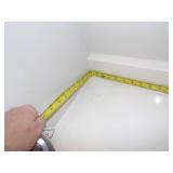 White Upper Cabinets with Brown Lower Cabinets Kitchen