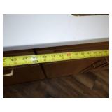 White Upper Cabinets with Brown Lower Cabinets Kitchen