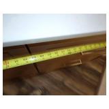 White Upper Cabinets with Brown Lower Cabinets Kitchen