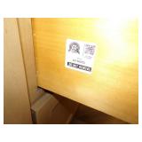 White Upper Cabinets with Brown Lower Cabinets Kitchen