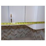 Blue Cabinets and Countertop