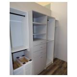 White and Gray Closet Storage