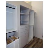 White and Gray Closet Storage