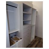 White and Gray Closet Storage