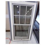 White Double Hung Window