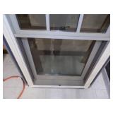 White Double Hung Window