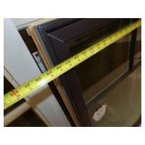 Black Crank out Window With Frame