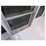 Cream Double Hung Window
