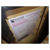 Black Crank out Window With Maroon Frame