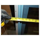 Country Blue Double Hung Window