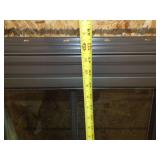 Brown Double Hung Window