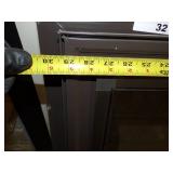 Brown Double Hung Window