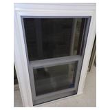 White Double Hung Window