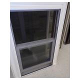 White Double Hung Window