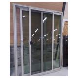 Light Grey Sliding Patio Door
