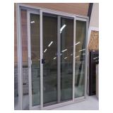 Light Grey Sliding Patio Door