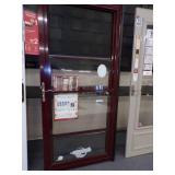 36" Cranberry Storm Door