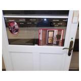 36" White Storm Door with Sliding Glass