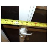 36" All Glass White Storm Door