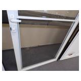 36" All Glass White Storm Door