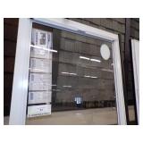 36" All Glass White Storm Door
