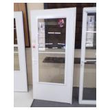 36" White Storm Door