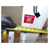 36" White Storm Door