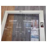 36" Cream Color Solid Glass Door