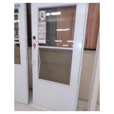 36" White Storm Door -