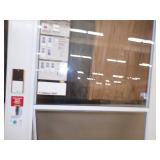 36" White Storm Door -