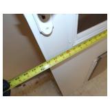 36" White Storm Door with Sceen and Pet Door