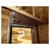 Vinyl Siding Building Display With Roll Down Door - 3 Sides