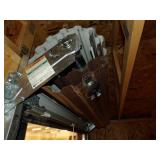 Vinyl Siding Building Display With Roll Down Door - 3 Sides