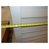 Vinyl Siding Building Display With Roll Down Door - 3 Sides