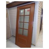 36" Brown Wooden Door