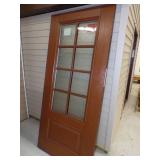 36" Brown Wooden Door