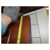 36" Brown Wooden Door