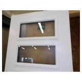 36" White 5 Window Door