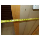 Wood Siding Double Door Display Shed - 3 Sides