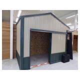 Metal Display Shed - 3 Sides