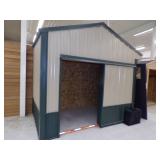 Metal Display Shed - 3 Sides